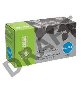Тонер Картридж Cactus CS-CE250X черный для HP CLJ CP3525/CM3530 (10500стр.)
