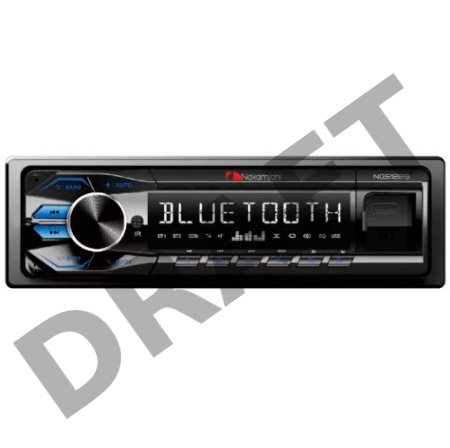 Автомагнитола Nakamichi NQ512BB 1DIN 4x50Вт