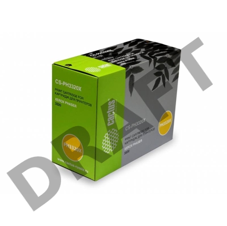 Тонер Картридж Cactus CS-PH3320X (106R02306) черный для Xerox 3320 (11000стр.)