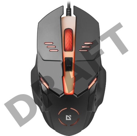 Мышь проводная Defender Ultra Gloss MB-490 [52490] { 7 цветов, 4 кнопки, 800-1000dpi}