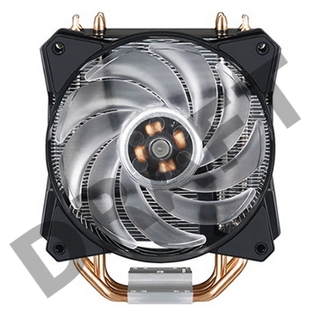 Кулер для процессора Cooler Master CPU Cooler MasterAir MA410P, RPM, 130W (up to 150W), RGB, Full Socket Support