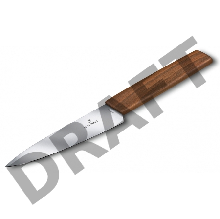 Нож кухонный Victorinox Swiss Modern (6.9010.15G) стальной разделочный лезв.150мм дерево блистер Нож кухонный Victorinox Swiss Modern (6.9010.15G) стальной разделочный лезв.150мм дерево блистер