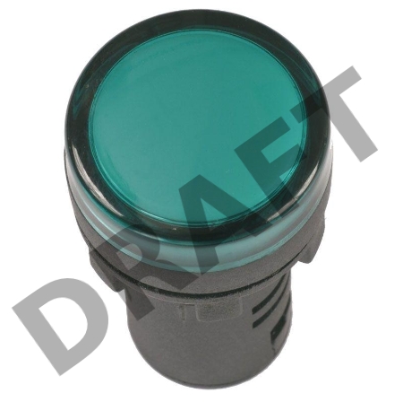 Арматура светосигнальная AD-16DS 24В AC/DC зел. ИЭК BLS10-ADDS-024-K06-16