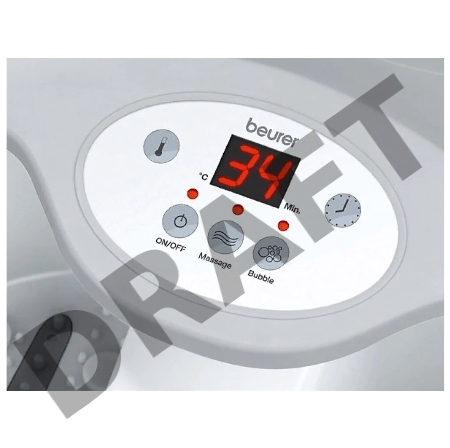 Гидромассажная ванночка для ног Beurer FB50 400Вт серый