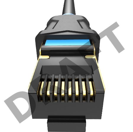 Патч-корд удлинитель Vention прямой SSTP cat.6, RJ45 - 3м. Черный