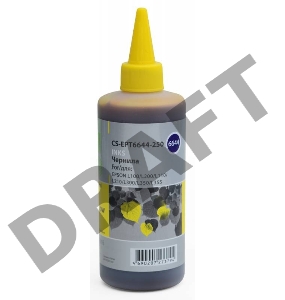 Чернила Cactus CS-EPT6644-250 желтый 250мл для Epson L100/L110/L120/L132/L200/L210/L222/L300/L312/L350/L355/L362/L366/L456/L550/L555/L566/L1300