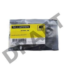 Чип Hi-Black к картриджу Oki C810/C830,  C, 8k      