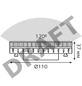 Лампа GX70 12W 1000lm 3000K LED