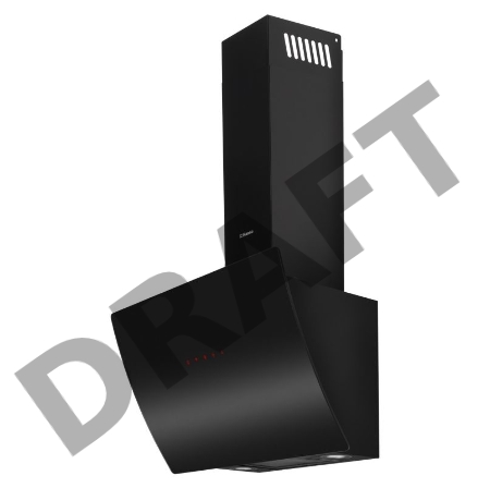 Вытяжка каминная Hansa OKP6545SH черный управление: кнопочное (1 мотор)