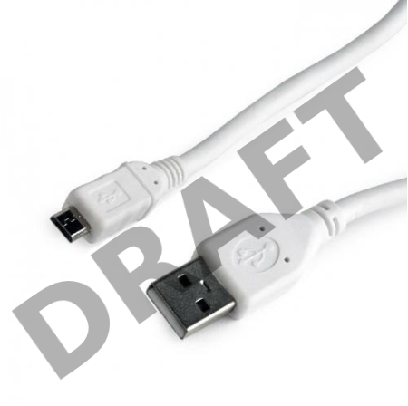 Кабель USB 2.0 Pro Cablexpert CCP-mUSB2-AMBM-W-1M, AM/microBM 5P, 1м, экран, белый, пакет