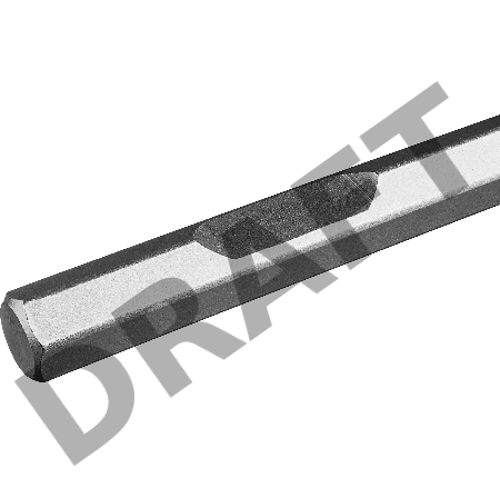 Зубило KRAFTOOL ALLIGATOR HEX 28 29341-32-400  плоское 32 х 400мм