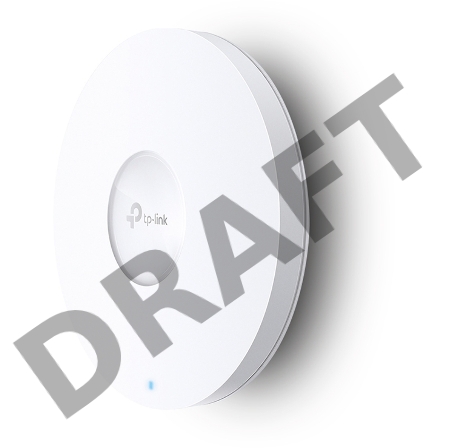 Потолочная точка доступа TP-Link EAP653 AX3000 Ceiling Mount Dual-Band Wi-Fi 6 Access Point, 1?1Gbps RJ45 Port, 574Mbps at  2.4 GHz + 2402 Mbps at 5 GHz, 802.3at POE, 2?Internal Antennas