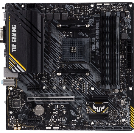 Материнская плата Asus TUF GAMING A520M-PLUS II  Soc-AM4  4xDDR4 mATX AC`97 8ch(7.1) GbLAN RAID+VGA+HDMI+DP