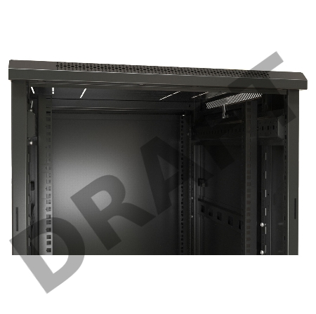 Шкаф телекоммуникационный напольный Hyperline TTB, IP20, 42U, 2055х800х1200 мм (ВхШхГ), дверь: стекло, боковая панель: сплошная, разборный, цвет: чёрн