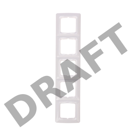 Рамка 5-я DEA горизонтальная Бел KRANZ (1/10/90)