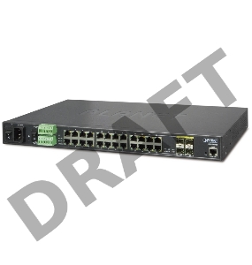 Индустриальный управляемый коммутатор IGSW-24040T IP30 19