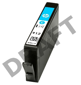 Картридж струйный HP 912 3YL77AE голубой (315стр.) для HP OfficeJet 801x/802x