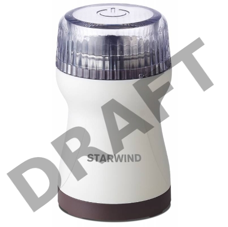 Кофемолка Starwind SGP4422 200Вт сист.помол.:ротац.нож вместим.:40гр белый/коричневый