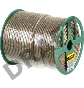 Трос стальной STAYER Masterd=60 мм L=150 м  в полимерной оболочке