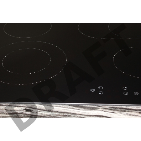 Панель варочная LEX EVH 642 BL  6000Вт 4конф. стеклокерамика