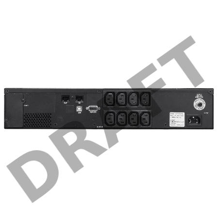 Источник бесперебойного питания Powercom Smart King Pro+ SPR-1000 LCD 800Вт 1000ВА черный