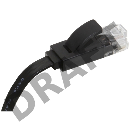 Патч-корд Greenconnect плоский прямой PROF  5.0m UTP медь, кат.6, черный, позолоченные контакты, 30 AWG, Premium ethernet high speed 10 Гбит/с, RJ45, T568B (GCR-LNC616-5.0m)