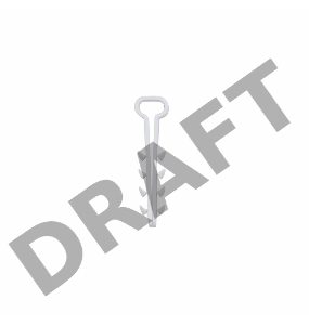 Дюбель-хомут нейлоновый прямоугольный REXANT 5-8 мм, белый, упаковка 100 шт.