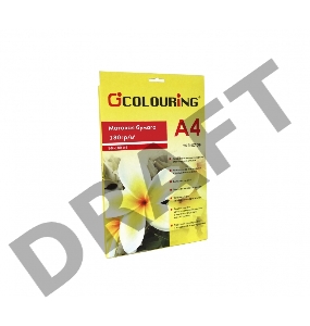 Фотобумага матовая CG-БМ-180-А4-25 , 180г/м2, А4, 25 листов, 5760 dpi