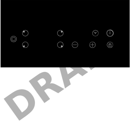 Панель варочная LEX EVH 642 BL  6000Вт 4конф. стеклокерамика