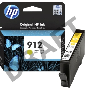 Картридж струйный HP 912 3YL79AE желтый (315стр.) для HP DJ IA OfficeJet 801x/802x
