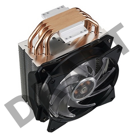 Кулер для процессора Cooler Master CPU Cooler MasterAir MA410P, RPM, 130W (up to 150W), RGB, Full Socket Support