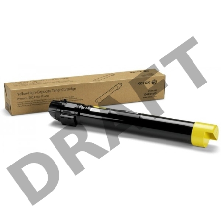 Тонер-картридж XEROX 106R01445 желтый для Phaser 7500 (17800 стр.)(Channels)