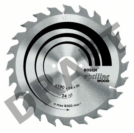 Диск пильный BOSCH Optiline Wood 190x48x30 (2.608.640.617)  190x48x30