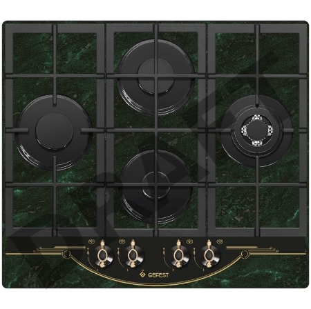 Газовая варочная поверхность Gefest ПВГ 2231 К69 зеленый