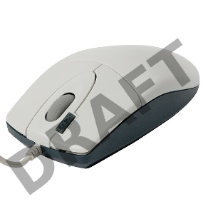 Мышь A4 OP-620D белый/синий оптическая (800dpi) USB1.1 (2but)