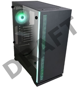Корпус ZALMAN S5, ATX, BLACK, WINDOW, 2xCOMBO (3.5