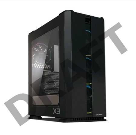 Корпус ZALMAN X3, ATX, BLACK, WINDOW, 2x3.5