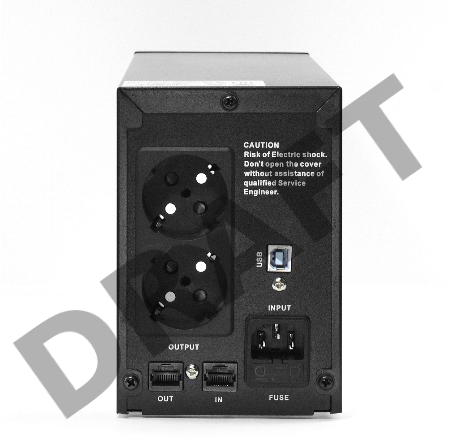 Источник бесперебойного питания CROWN Line Intractive CMU-SP650EURO USB 650VA\360W, корпус металл, 1x12V/7AH, розетки 2*EURO+3*IEC, трансформатор AVR 140-290V, съёмный кабель 1.2 м, порт RJ11/45, порт USB, защита: от перегрузки, от КЗ, от скачков напражен