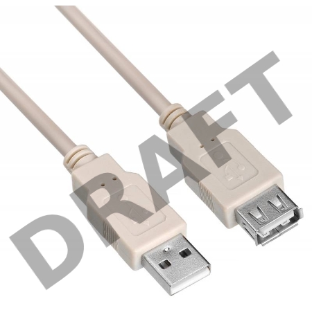 Кабель-удлинитель USB2.0 Buro USB2.0-AM/AF-3 A(m)/A(f) (3м)