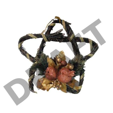 Подвеска декоративная 17,5см.СТ-3014/7C