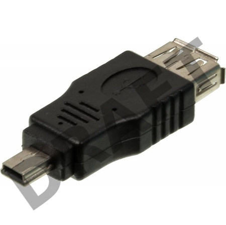 Переходник USB2.0 Ningbo mini USB (m)/USB A (f)