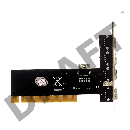 Контроллер Exegate EXE-352 PCI, 4*USB2.0 ext + 1*USB2.0 int (OEM) EX281227RUS