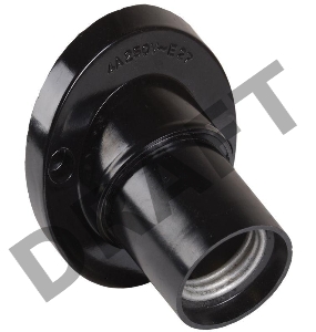 Патрон электрич. E27 Пкб27-04-К31 угловой настенный карболит. черн. (с этикет.) ИЭК EPK13-04-01-K01