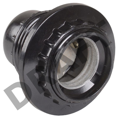 Патрон электрич. E27 Пкб27-04-К11 с кольцом карболит. черн. (с этикет.) ИЭК EPK11-04-01-K01