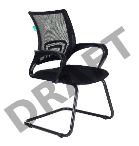 Кресло Бюрократ CH-695N-AV/B/TW-11 на полозьях черный TW-01 сиденье черный TW-11