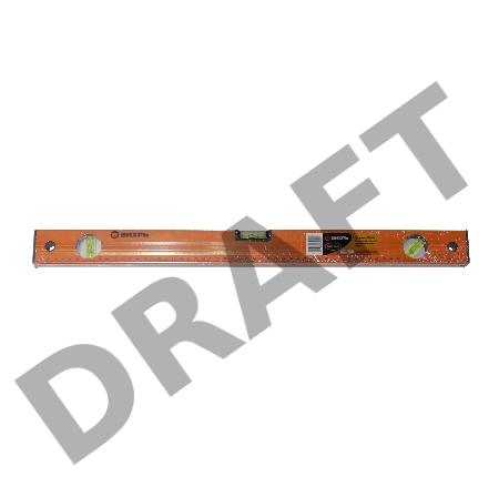 Уровень алюминиевый ВИХРЬ 600мм фрезерованный 3 глазка