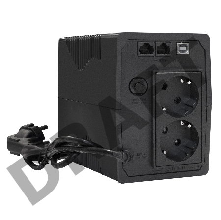 ИБП ExeGate EX292786RUS Power Back BNB-1000.LED.AVR.2SH.RJ.USB <1000VA/550W,LED, AVR, 2*Schuko, RJ45/11,USB, Black>