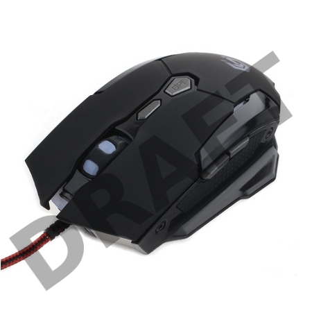 Мышь игровая Gembird MG-600, USB, черный, код 