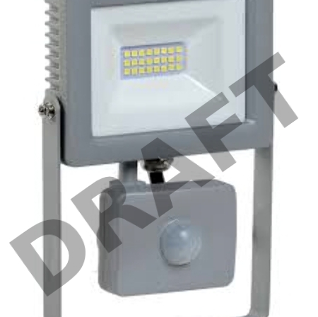 Прожектор Iek LPDO702-20-K03 СДО 07-20Д светодиодный серый с ДД IP44 IEK