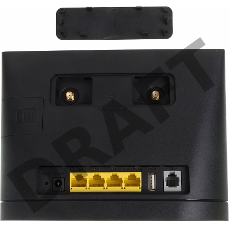 Маршрутизатор беспроводной Huawei B315s-22 10/100/1000BASE-TX/4G белый